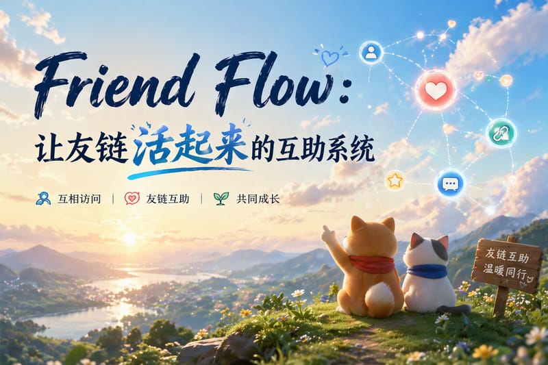 Friend Flow：让友链活起来的互助系统