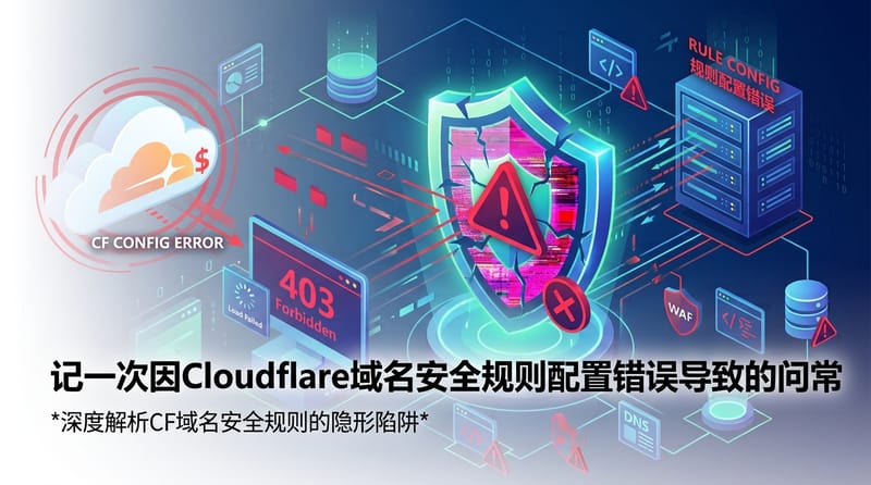 记一次因Cloudflare域名安全规则配置错误导致的网站访问异常