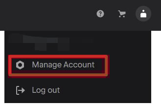 ManageAccount页面入口